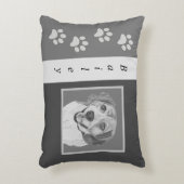 ペンシルアートパーソナライズされたビーグル犬アクセントピロー アクセントクッション (正面(垂直))