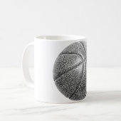 ペンシルエフェクトバスケットボール コーヒーマグカップ (正面左)