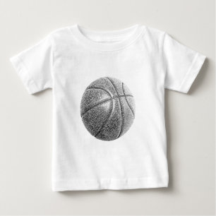 ペンシルエフェクトバスケットボール ベビーTシャツ