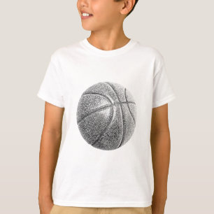 ペンシルエフェクトバスケットボール Tシャツ