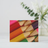 ペンシルクレヨンはがき ポストカード (スタンド正面)