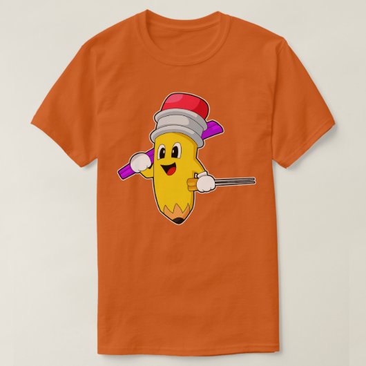 ペンシルスキースキーウィンタースポーツ Tシャツ (デザイン正面)