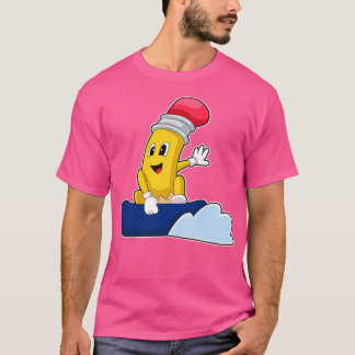 ペンシルスノーボードウィンタースポーツ2 Tシャツ