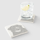 ペンシルチョコレートラボ大理石コースター ストーンコースター (横)