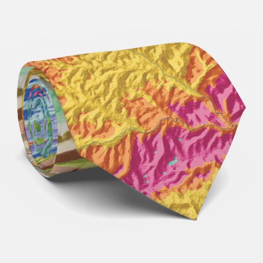 ペンシルニア地形 ネクタイ (ロール)