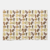 ペンシルバクラシックニアPAオランダアミッシュ食品皿 キッチンタオル (横)