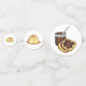 ペンシルバクラシックニアPAオランダアミッシュ食品皿 コンフェッティ (正面)