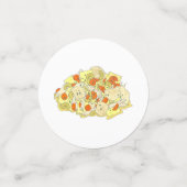 ペンシルバクラシックニアPAオランダアミッシュ食品皿 コンフェッティ (スモール正面)