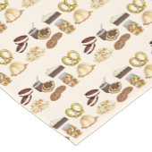 ペンシルバクラシックニアPAオランダアミッシュ食品皿 ショートテーブルランナー (コーナー)