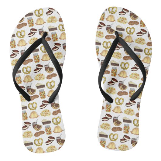 ペンシルバクラシックニアPAオランダアミッシュ食品皿 ビーチサンダル (ソール)