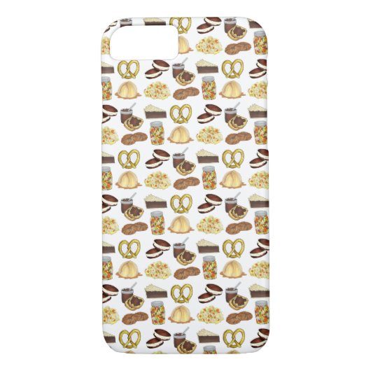 ペンシルバクラシックニアPAオランダアミッシュ食品皿 Case-Mate iPhoneケース (裏面)