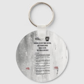 ペンシルバニアとニューヨーク中央鉄道合併 キーホルダー (正面)