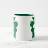 ペンシルバニアのターンパイク ツートーンマグカップ (中央)