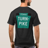 ペンシルバニアのターンパイク Tシャツ (裏面)