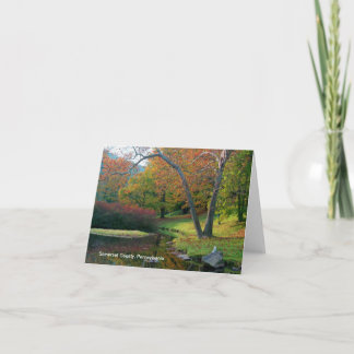 ペンシルバニアのメッセージカード カード