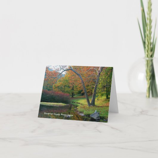 ペンシルバニアのメッセージカード カード (正面)