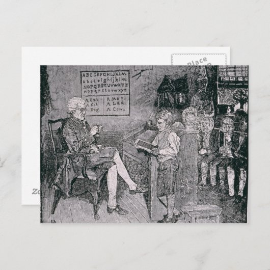 ペンシルバニアの古学校 ポストカード (正面/裏面)