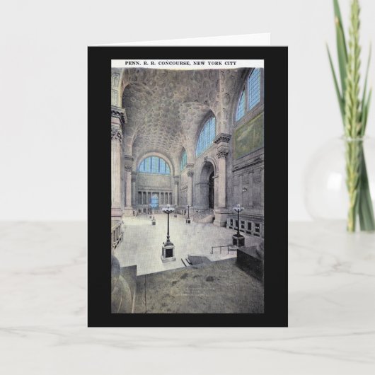 ペンシルバニアの場所、ニューヨークシティの1913年のヴィンテージ カード (正面)