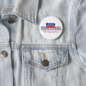 ペンシルバニアの愛国心が強いボタン 缶バッジ (インサイチュ)