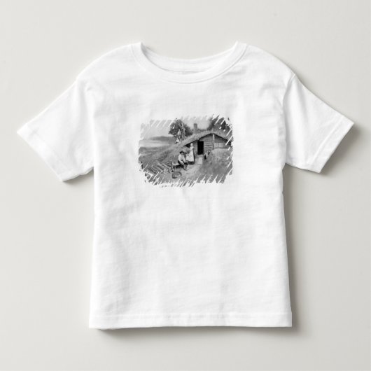 ペンシルバニアの洞窟住居 トドラーTシャツ (正面)