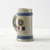 ペンシルバニアの消防士1の証明のマグ ビールジョッキ (正面左)
