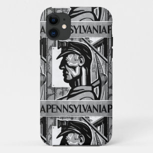 ペンシルバニアの石炭ポスターWPA 1938年 iPhone 11 ケース