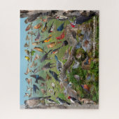 ペンシルバニアの裏庭の鳥 ジグソーパズル (縦)