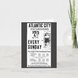 ペンシルバニアの読書海岸は1962メッセージカードを並べます カード