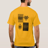 ペンシルバニアの鉄道での軍隊海軍ゲームの列車 Tシャツ (裏面)