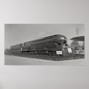 ペンシルバニアの鉄道クラスS1機関車- 1939年 ポスター