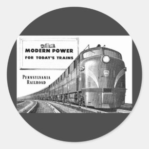 ペンシルバニアの鉄道モダンな列車力 ラウンドシール