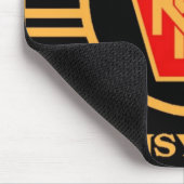 ペンシルバニアの鉄道ロゴ、黒及び金ゴールドのマウスパッド マウスパッド (コーナー)