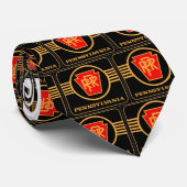 ペンシルバニアの鉄道ロゴ、黒及び金ゴールド ネクタイ (ロール)