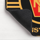 ペンシルバニアの鉄道ロゴ、黒及び金ゴールド マウスパッド (コーナー)