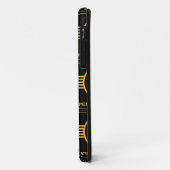 ペンシルバニアの鉄道ロゴ、黒及び金ゴールド Case-Mate iPhoneケース (裏面/左)