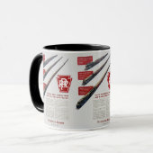 ペンシルバニアの鉄道列車の費用 マグカップ (正面左)