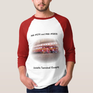 ペンシルバニアの鉄道(JTFS)夜写真撮影 Tシャツ