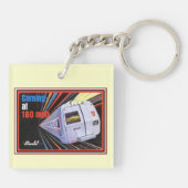 ペンシルバニアの鉄道Metroliner 1967年のKeychain キーホルダー (裏面)