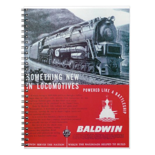 ペンシルバニアの鉄道S-2蒸気タービンのノート ノートブック (正面)