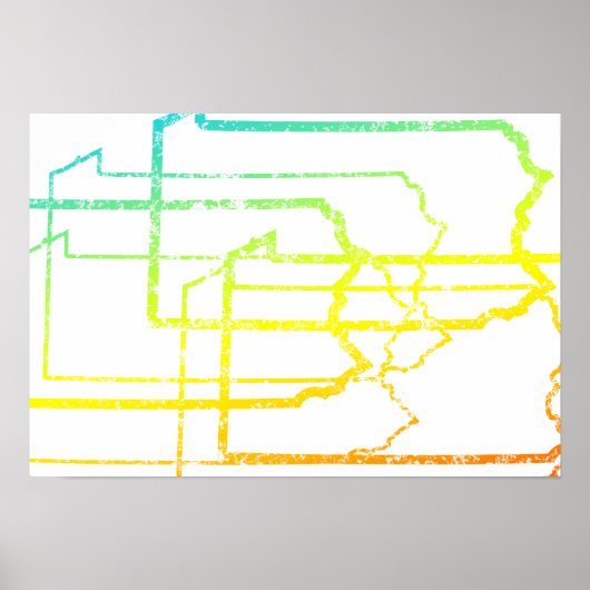 ペンシルバニアぼやけチル ポスター (正面)