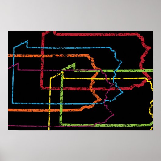 ペンシルバニアぼやけプライド ポスター (正面)