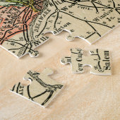 ペンシルバニアアンティークの地図 ジグソーパズル (側面)