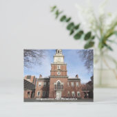 ペンシルバニアインディペンデンスモールフィラデルフィア ポストカード (スタンド正面)