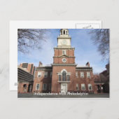 ペンシルバニアインディペンデンスモールフィラデルフィア ポストカード (正面/裏面)