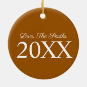 ペンシルバニアオランダアミッシュフードアップルダンプリング セラミックオーナメント (裏面)