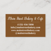 ペンシルバニアオランダアミッシュフードアップルダンプリング 名刺 (裏面)