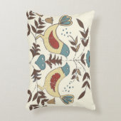 ペンシルバニアオランダアミッシュヘックスサインバードアメリカーナ アクセントクッション (正面(垂直))