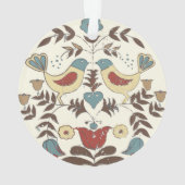 ペンシルバニアオランダアミッシュヘックスサインバードアメリカーナ オーナメント (裏面)