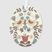 ペンシルバニアオランダアミッシュヘックスサインバードアメリカーナ オーナメント (正面)