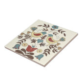 ペンシルバニアオランダアミッシュヘックスサインバードアメリカーナ タイル (側面)